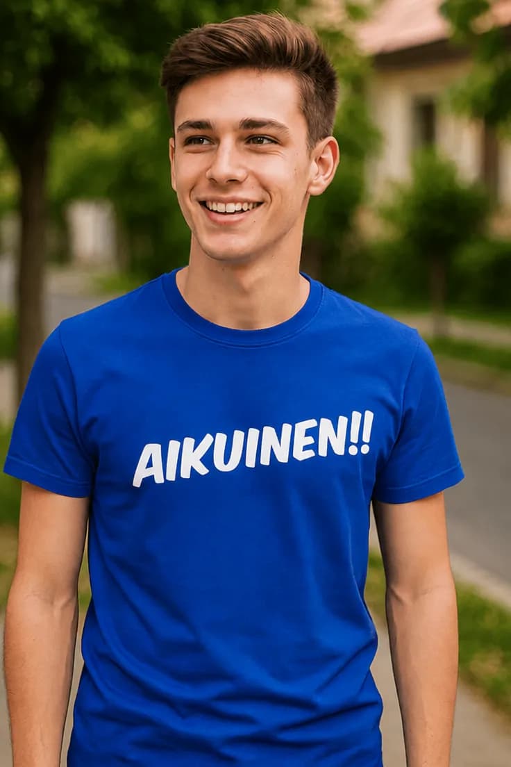 Hauska t-paita Aikuinen 18 – AIKUINEN!!