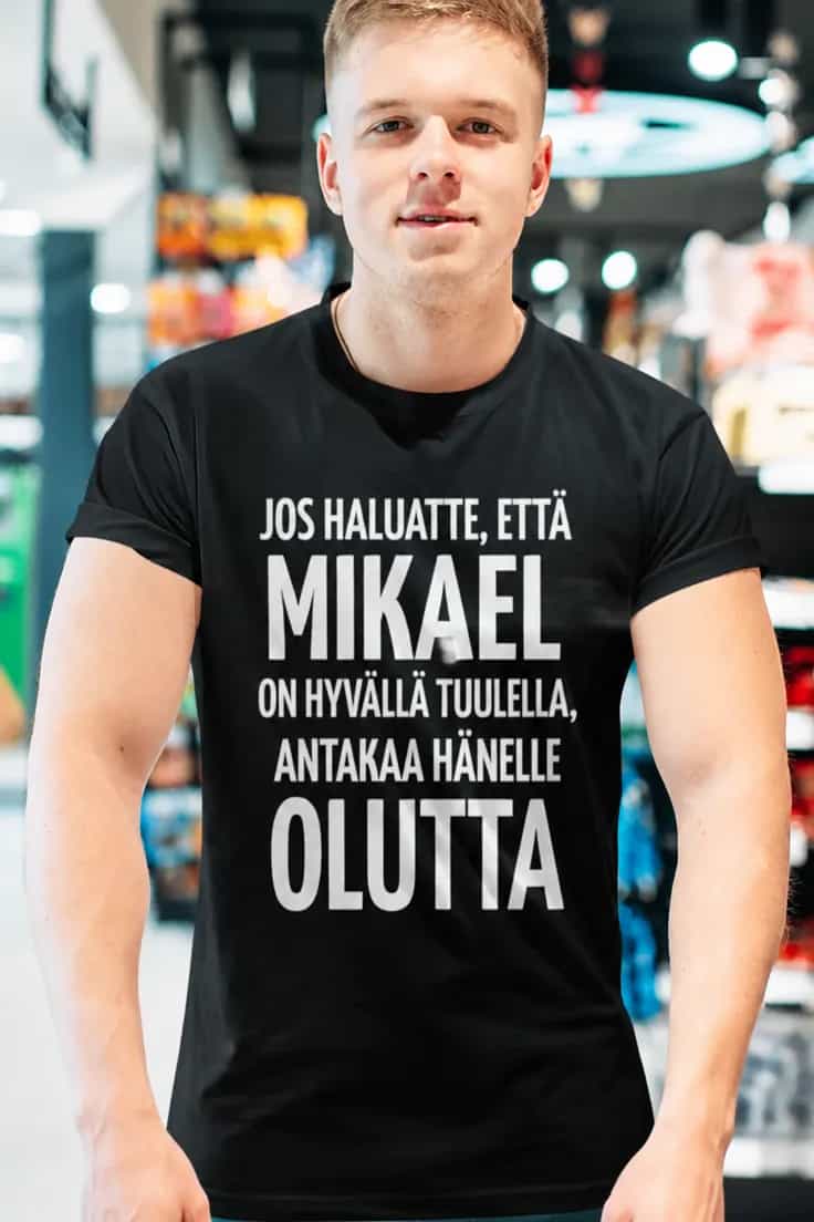 Hauska t-paita Anna hänelle olutta nimellä