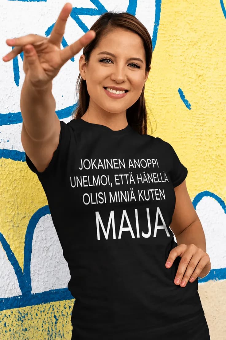 Hauska t-paita Anopin unelma nimellä