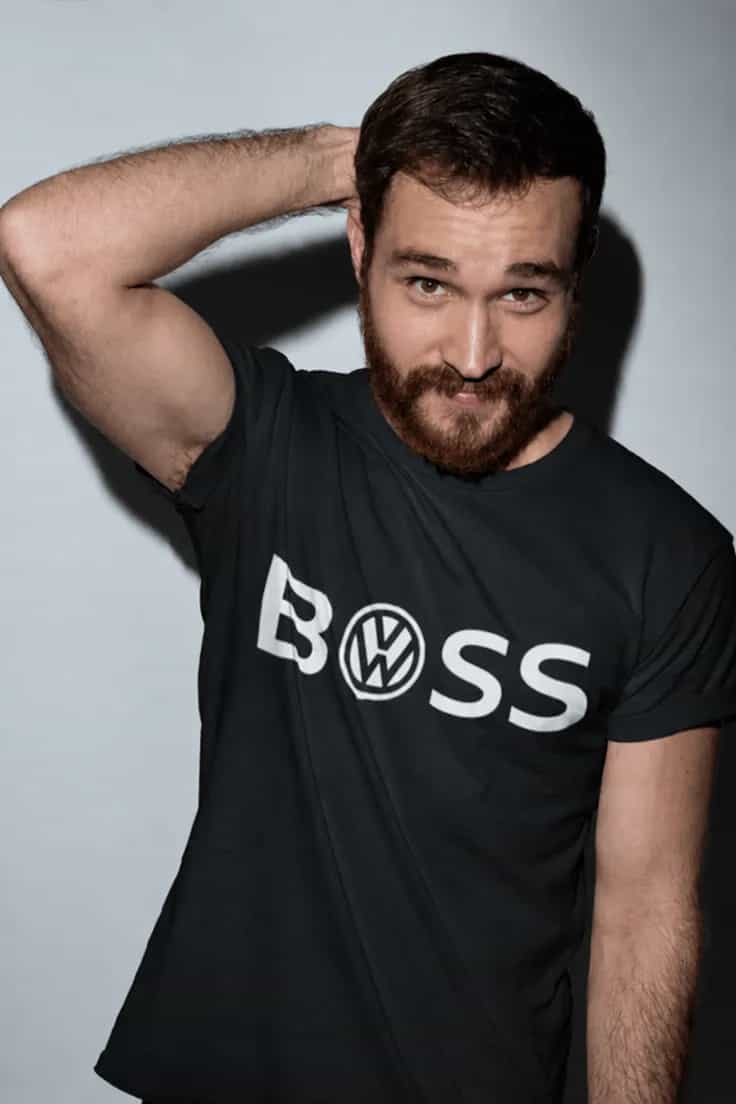 Hauska t-paita Boss VW – BOSS
