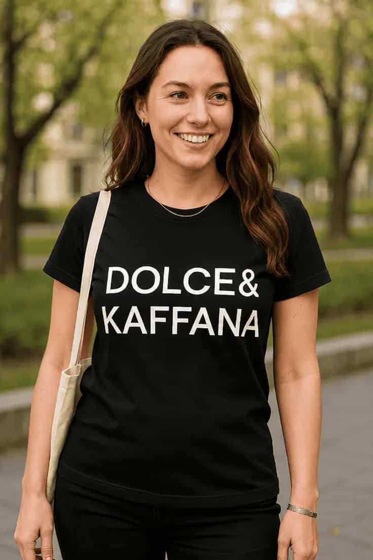 Hauska t-paita Dolce kaffana