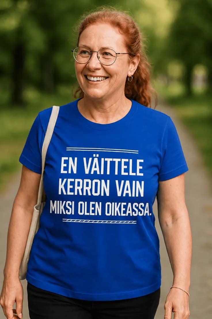 Hauska t-paita En väittele – EN VÄITTELE