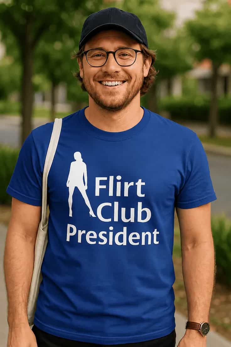 T-paita flirttiklubin presidentti