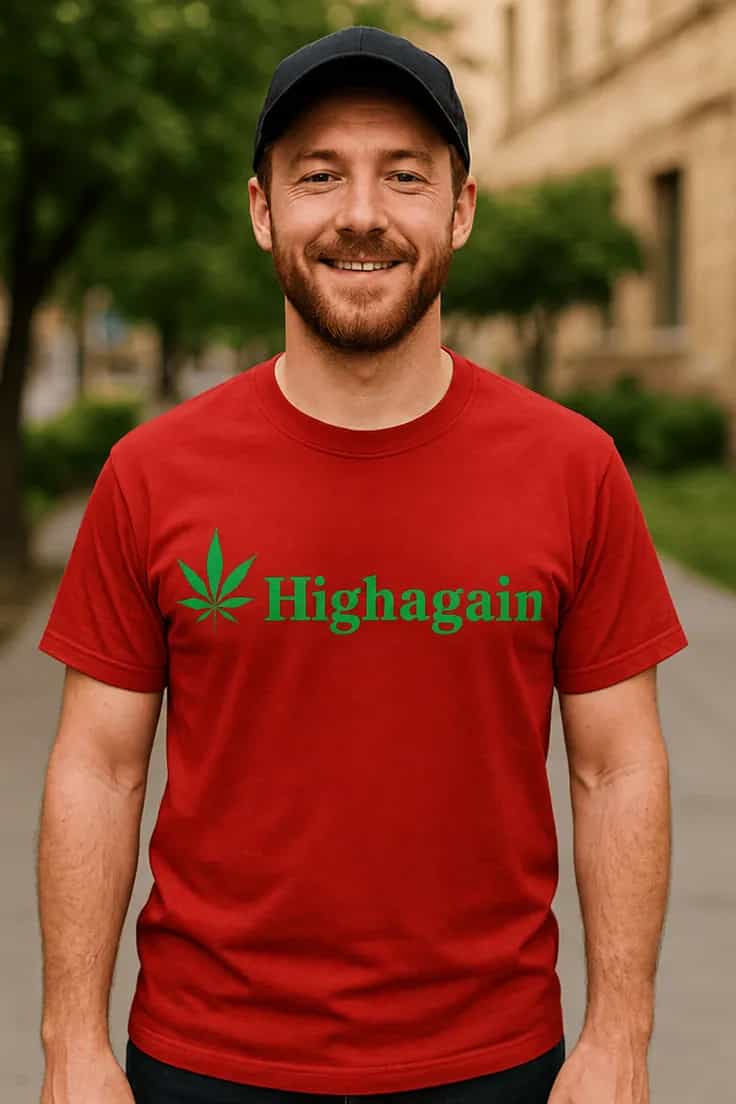 Hauska t-paita Highagain | Highagain