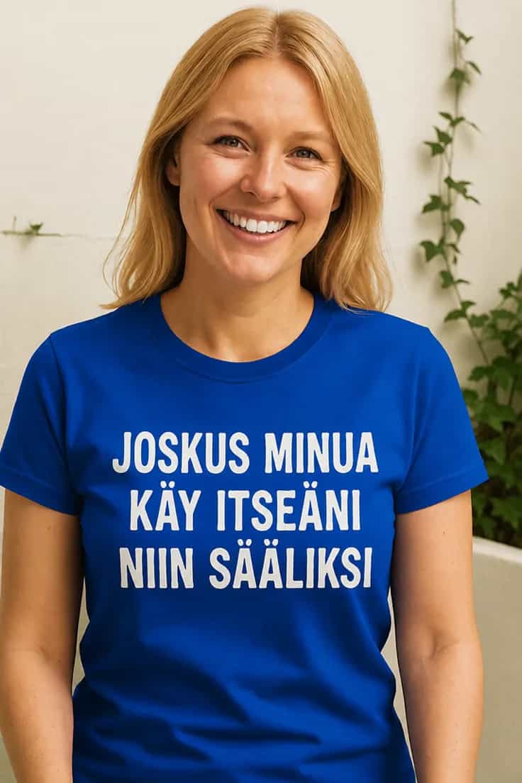 Hauska t-paita Joskus säälin itseäni