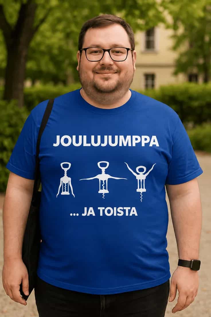 Hauska t-paita Joulujumppa – JOULUJUMPPA
