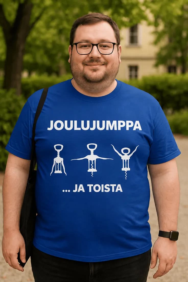 Hauska t-paita Joulujumppa – JOULUJUMPPA