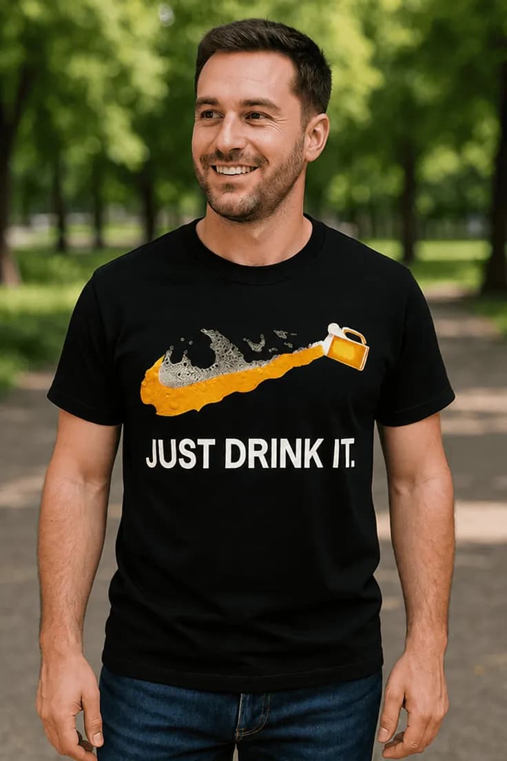 Hauska t-paita Just drink it | JUST DRINK IT