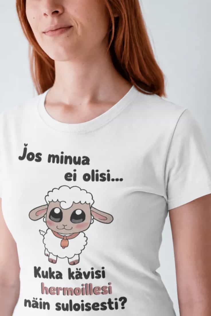 Hauska t-paita Käyn suloisesti hermoille