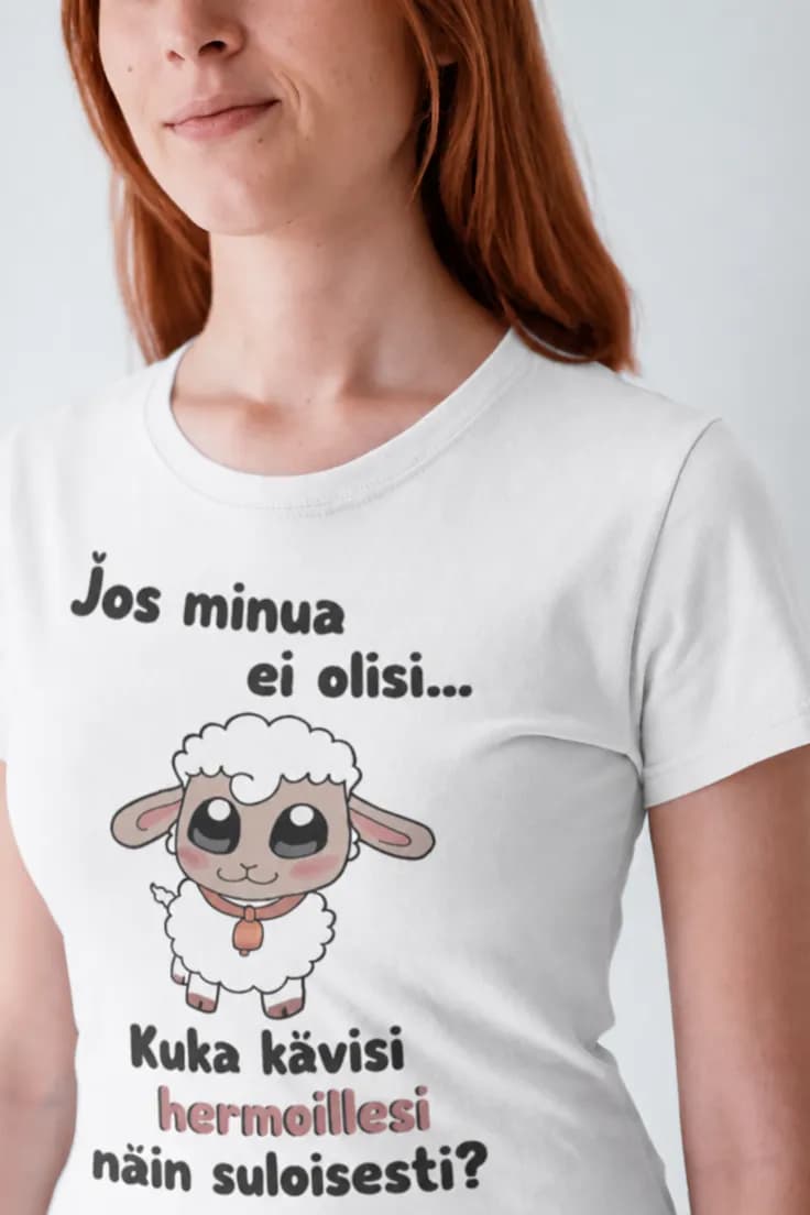 Hauska t-paita Käyn suloisesti hermoille