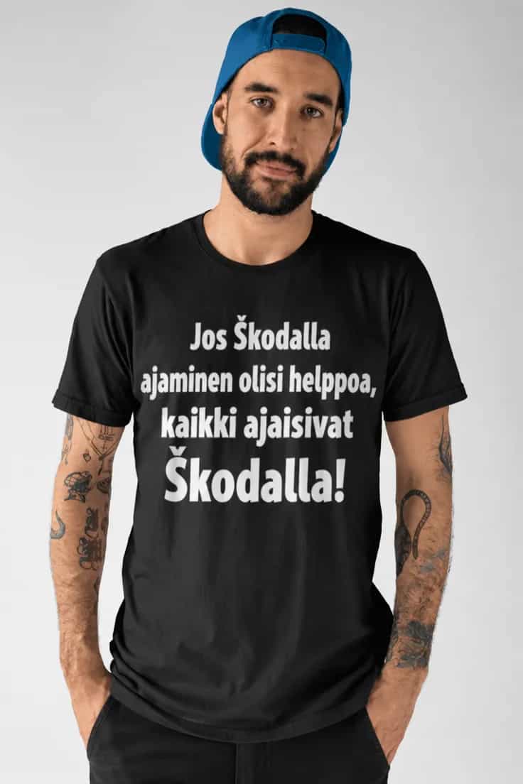 T-paita ajaminen ei ole helppoa valitsemallasi automerkillä