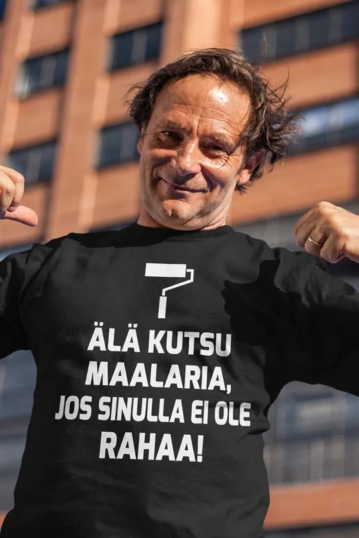 Hauska t-paita Älä kutsu maalaria | ÄLÄ KUTSU