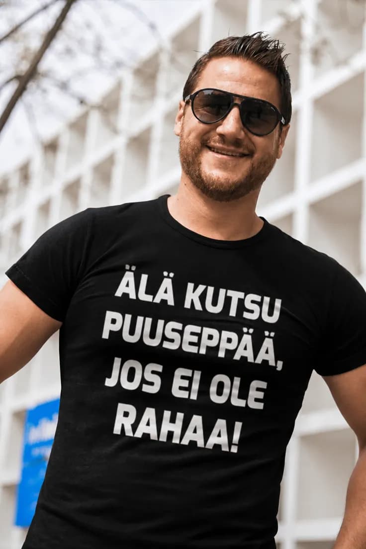Hauska t-paita Älä kutsu puuseppää - ÄLÄ KUTSU