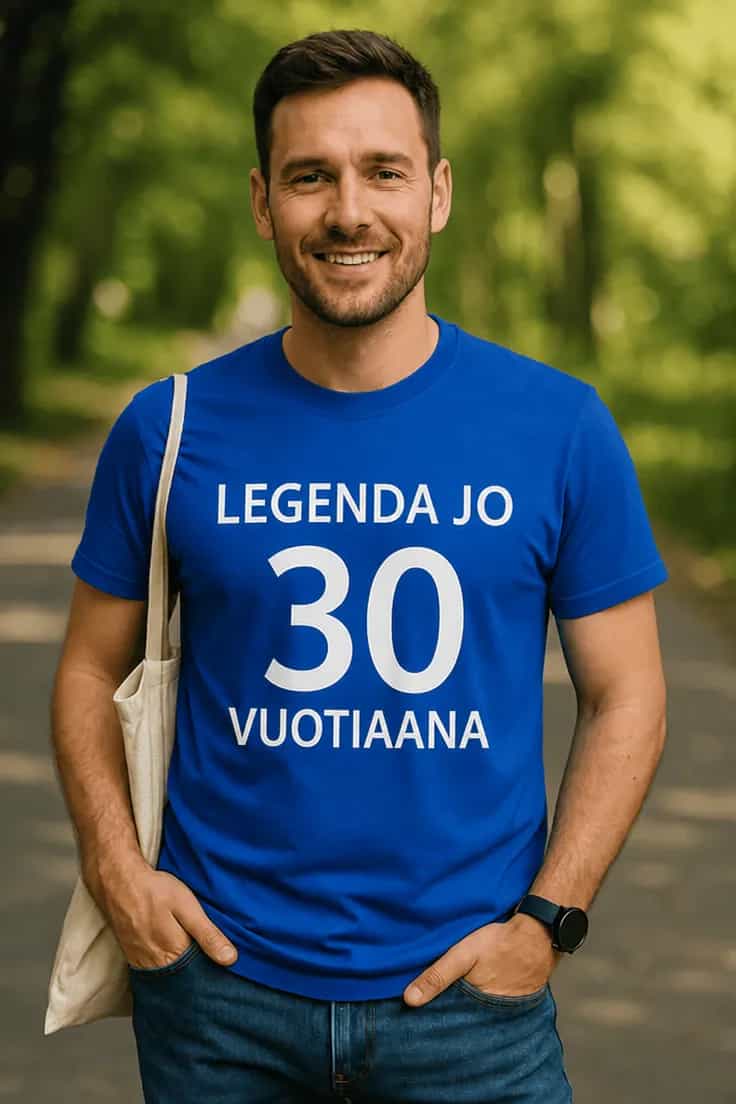 T-paita legenda 30-vuotiaana