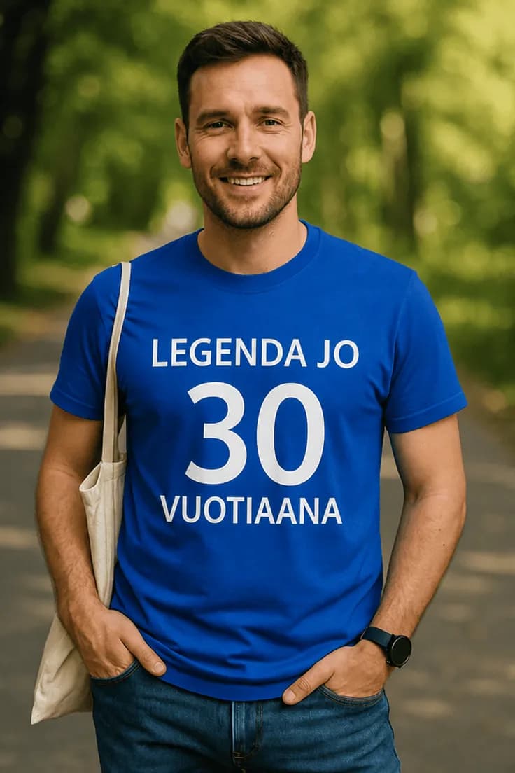 T-paita legenda 30-vuotiaana