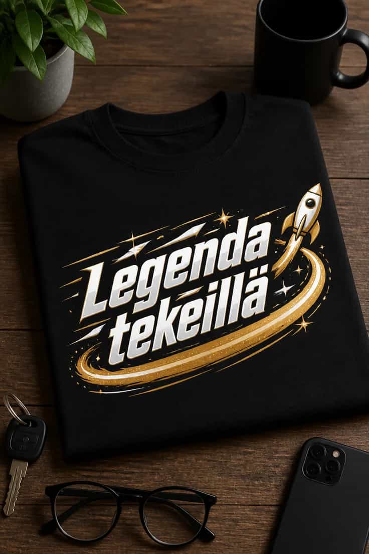 Hauska t-paita – Legenda tekeillä