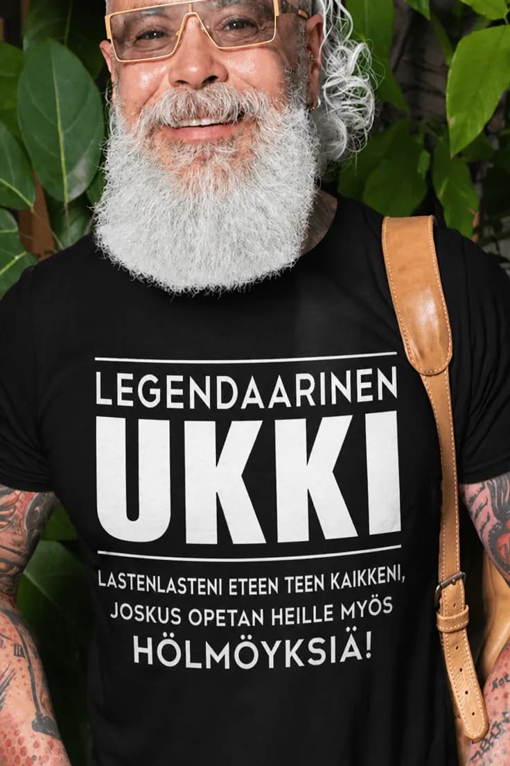 Hauska t-paita Legendaarinen ukki – LEGENDAARINEN