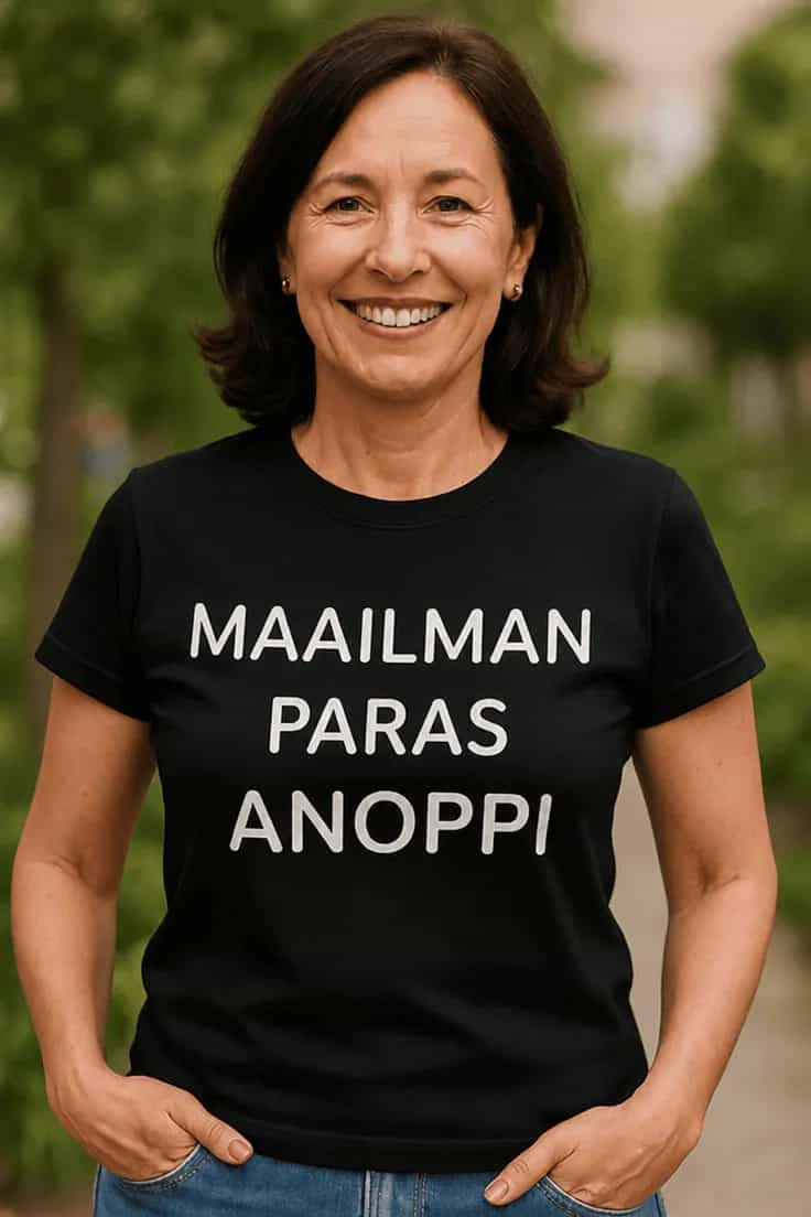 Hauska t-paita Maailman paras anoppi – MAAILMAN PARAS ANOPPI