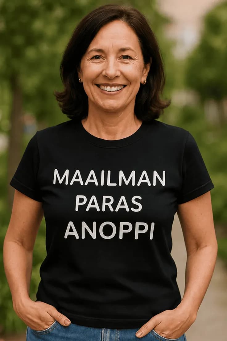 Hauska t-paita Maailman paras anoppi – MAAILMAN PARAS ANOPPI