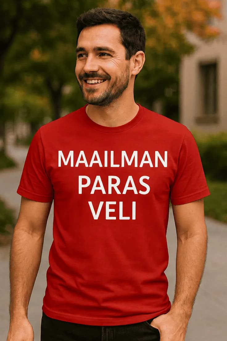 Hauska t-paita Maailman paras veli