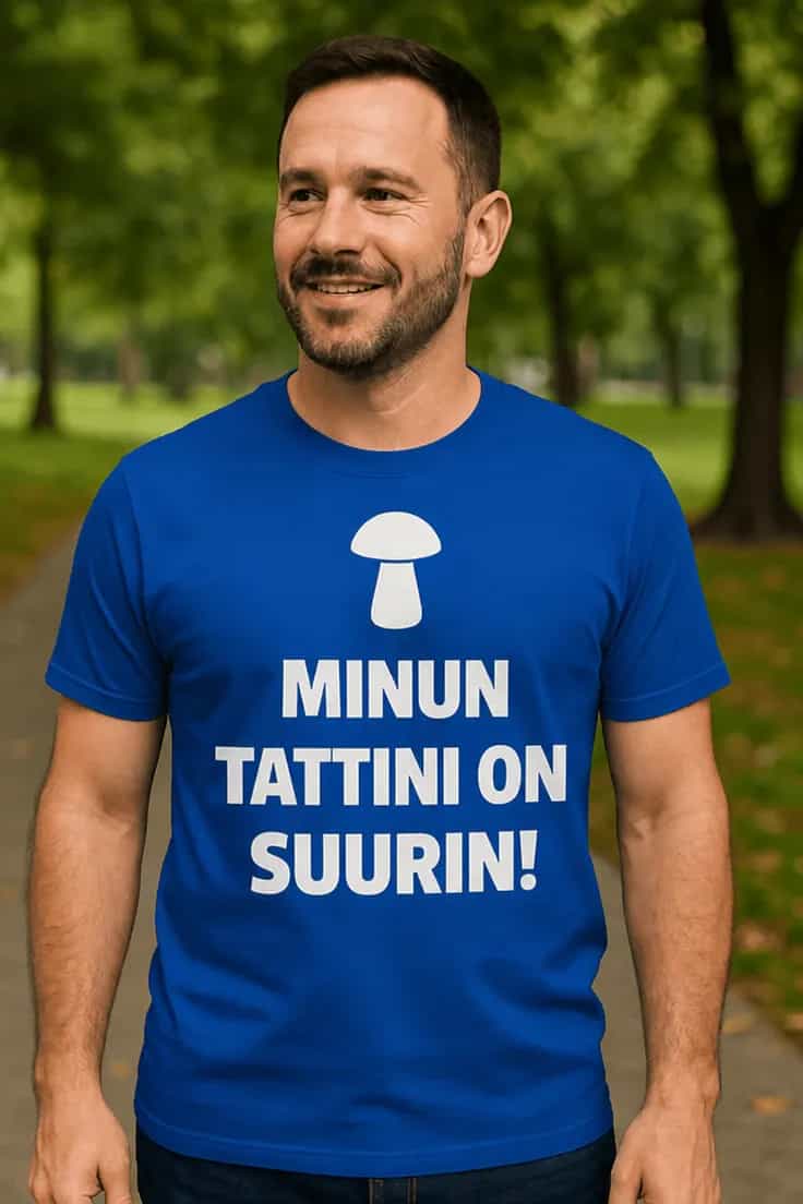 Hauska t-paita Minun tattini on suurin