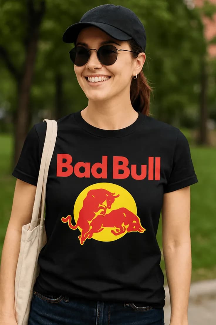 Hauska t-paita Paha härkä – Bad Bull