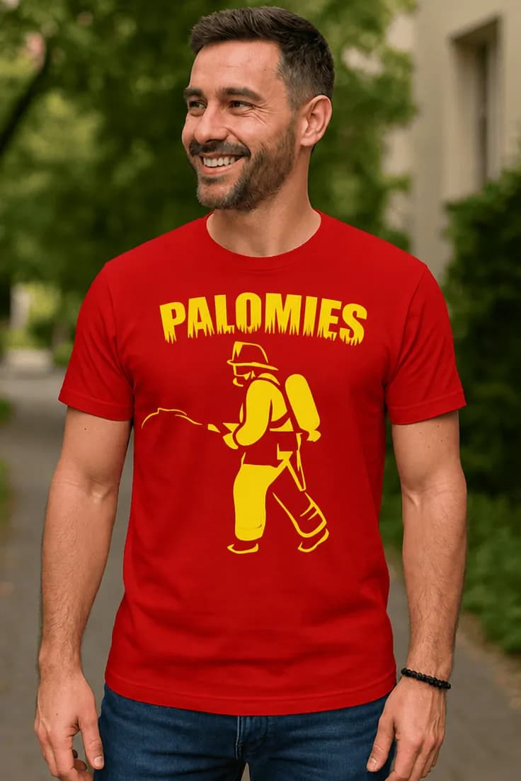 Hauska t-paita palomies – liekkien sankari