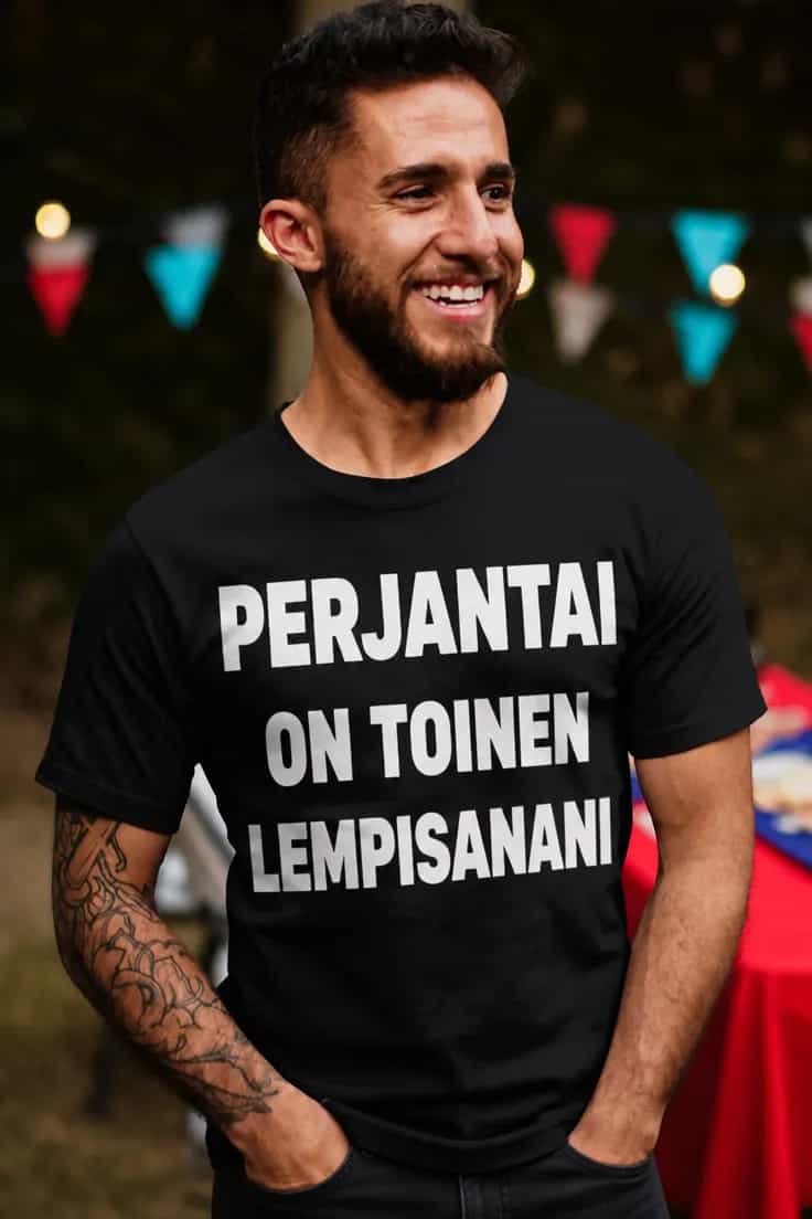 Hauska t-paita Perjantai on lempisana