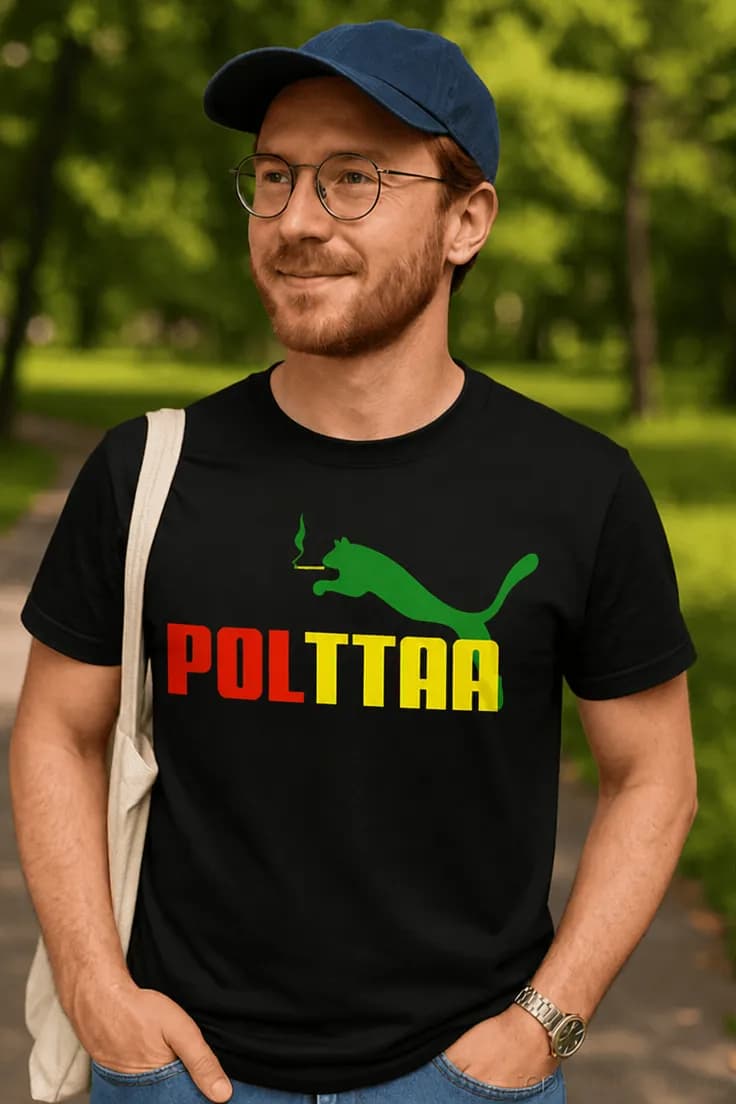 Hauska t-paita Polttaa – POLTTAA