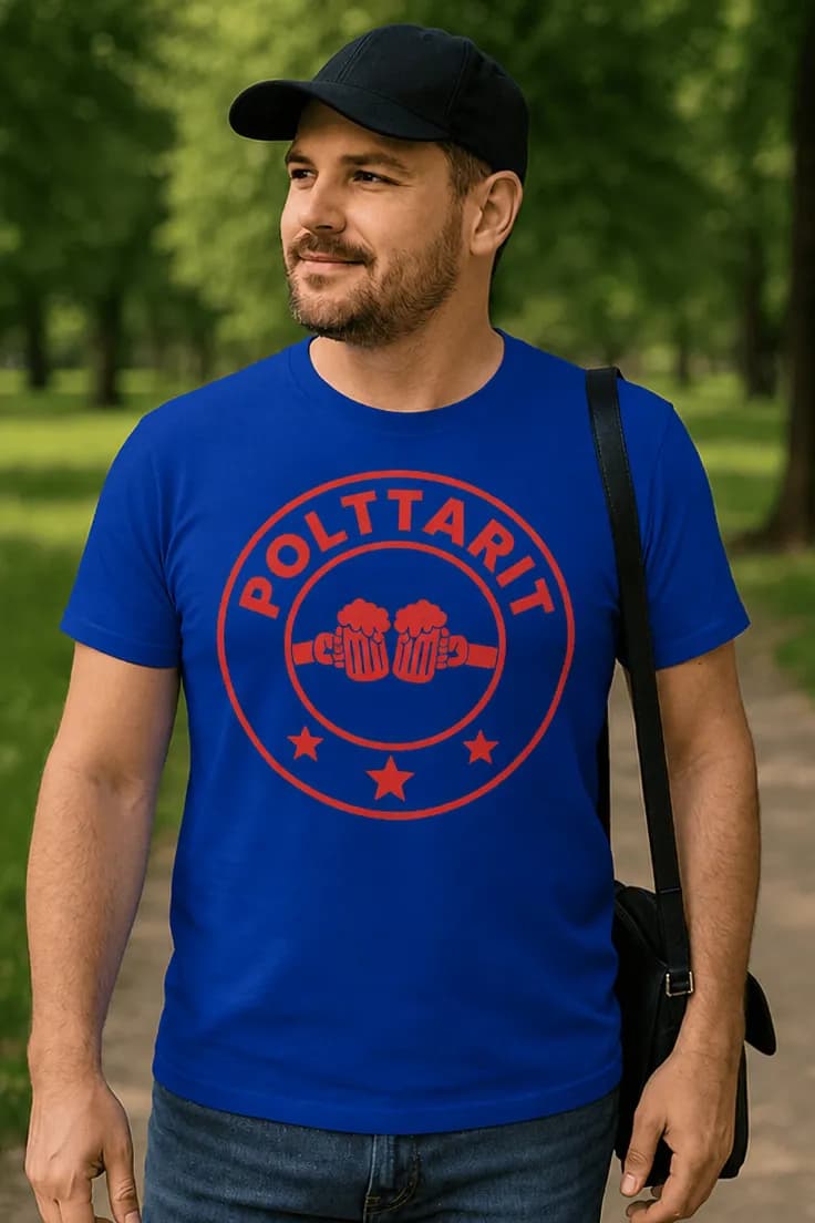 Hauska t-paita Polttarit ja olut – POLTTARIT