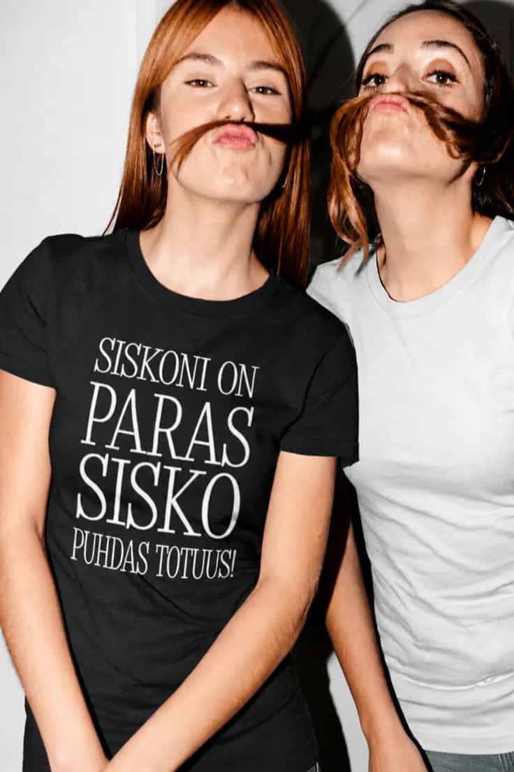 Hauska t-paita Sisko on paras – SISKONI ON PARAS