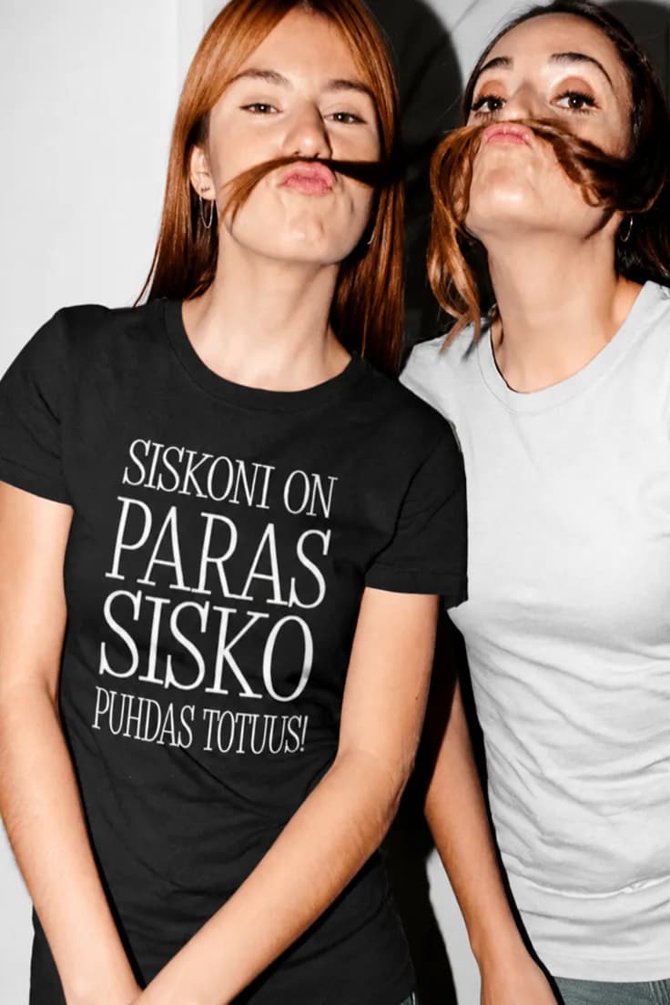 Hauska t-paita Sisko on paras – SISKONI ON PARAS