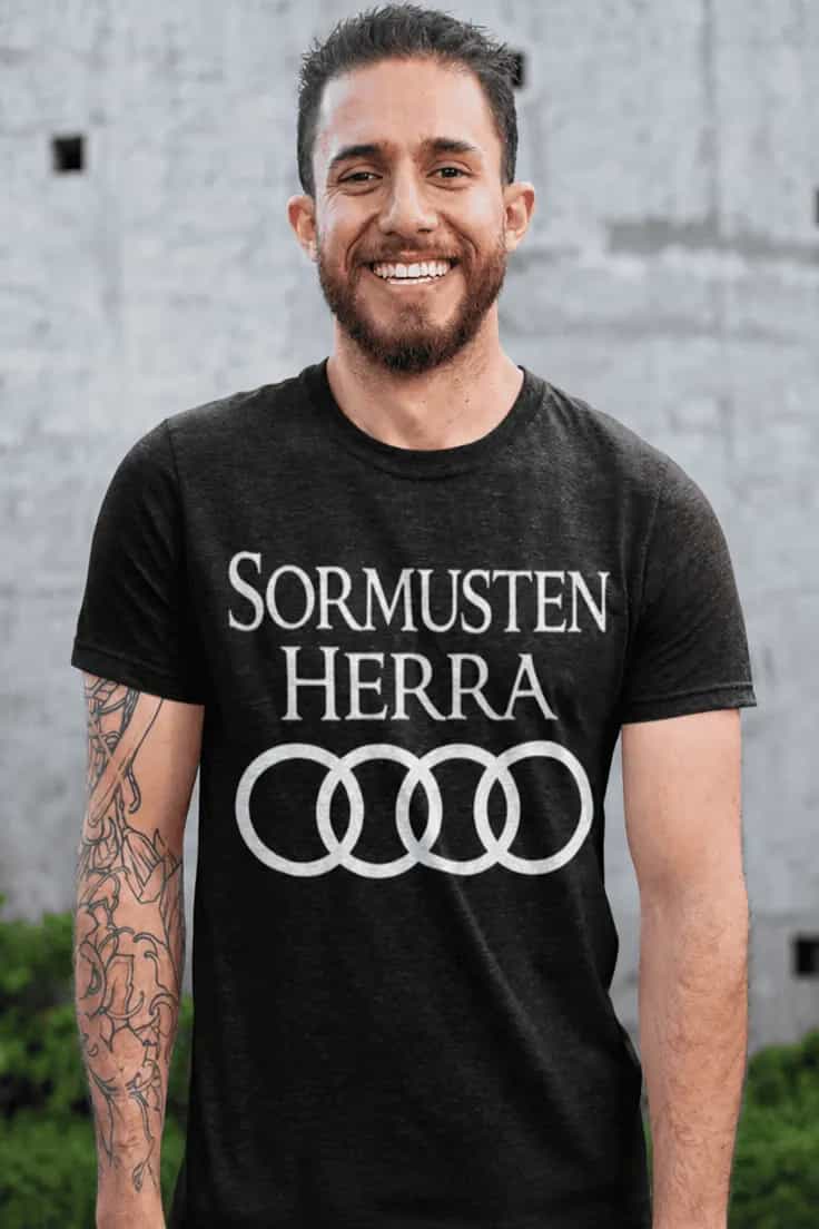 Hauska t-paita Sormusten herra – SORMUSTEN HERRA