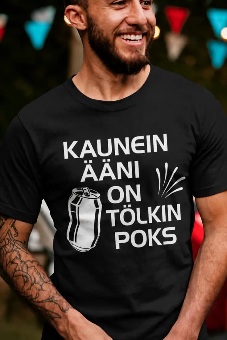 Hauska t-paita Tölkin poks – KAUNEIN ÄÄNI ON