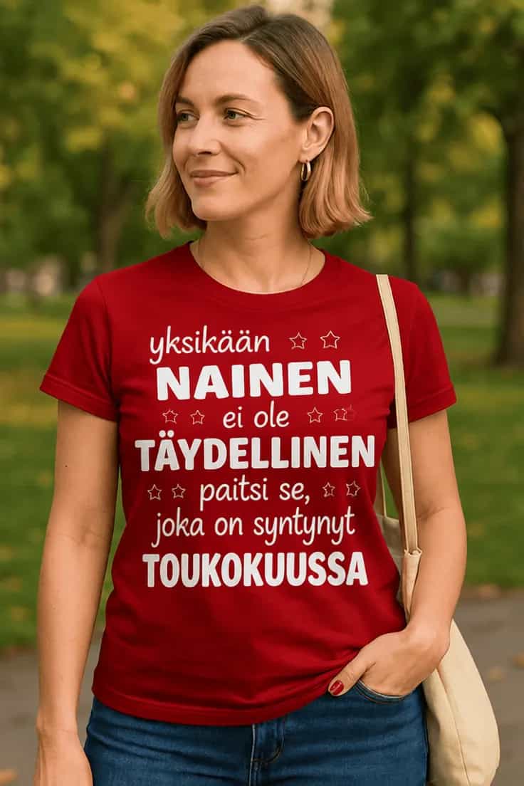 T-paita Täydellinen nainen syntynyt valitsemassasi kuussa