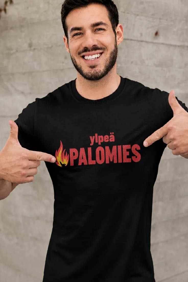 Hauska t-paita ylpeä palomies, naisille ja miehille