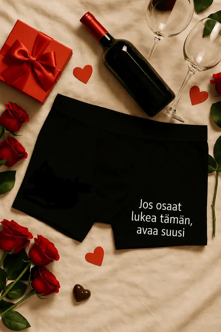 Hauskat bokserit Avaa suusi – Jos osaat lukea tämän,