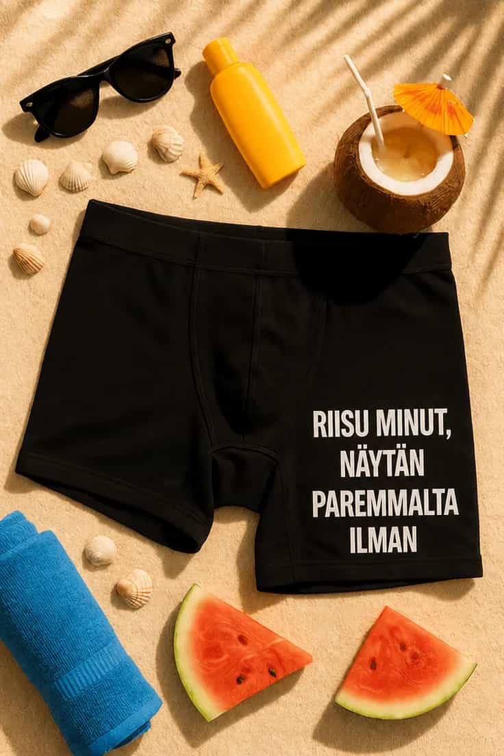 Hauskat bokserit Riisu minut – RIISU MINUT