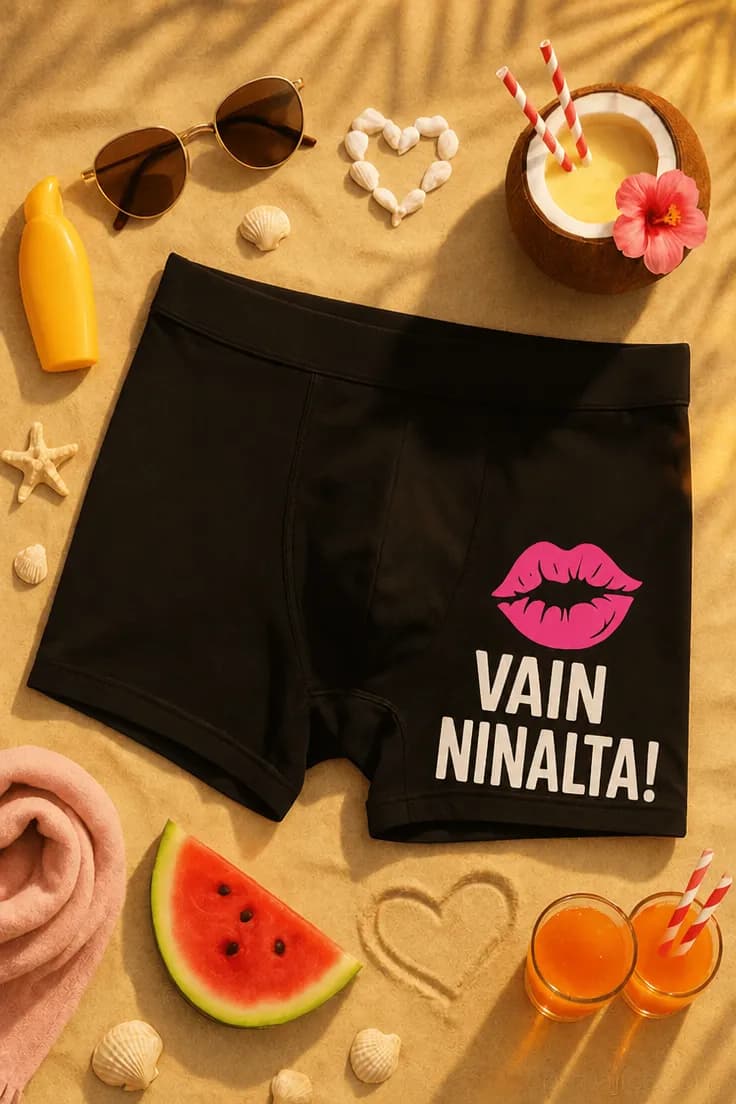 Hauskat bokserit Vain häneltä nimellä VAIN NINALTA!
