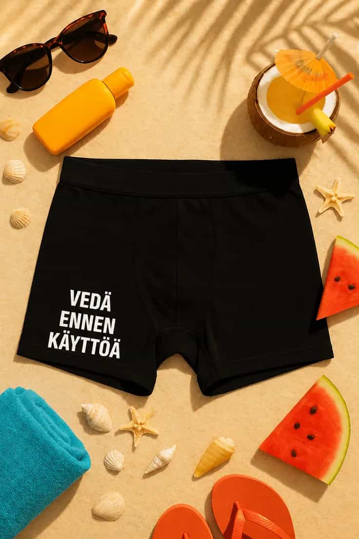Hauskat bokserit VEDÄ ENNEN KÄYTTÖÄ