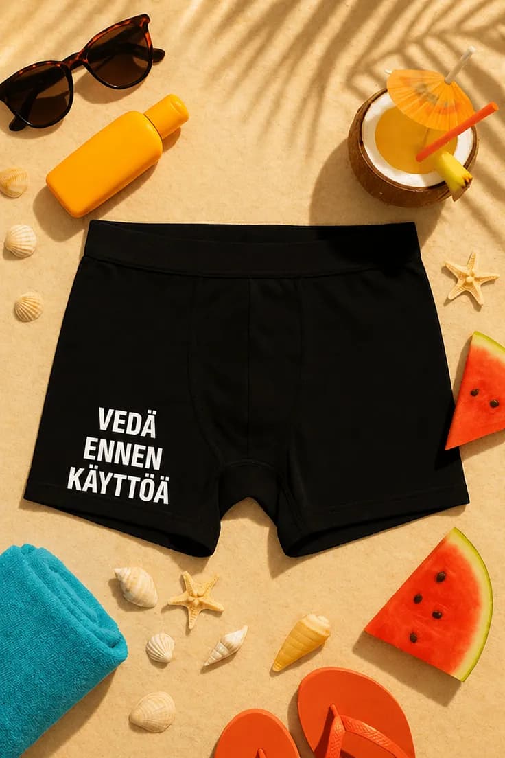 Hauskat bokserit VEDÄ ENNEN KÄYTTÖÄ