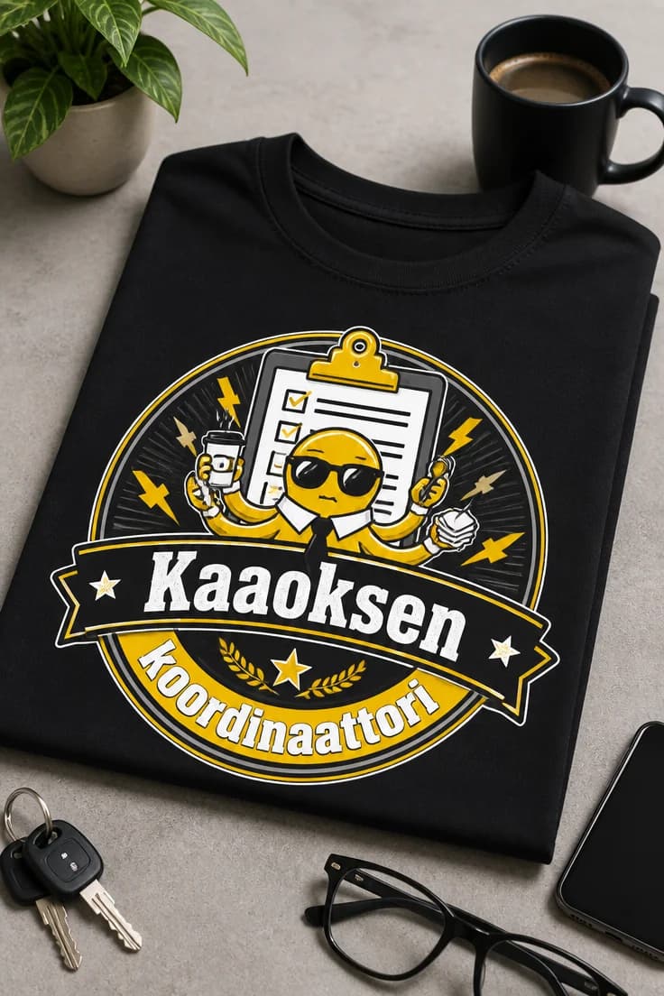 Kaaoksen koordinaattori t-paita
