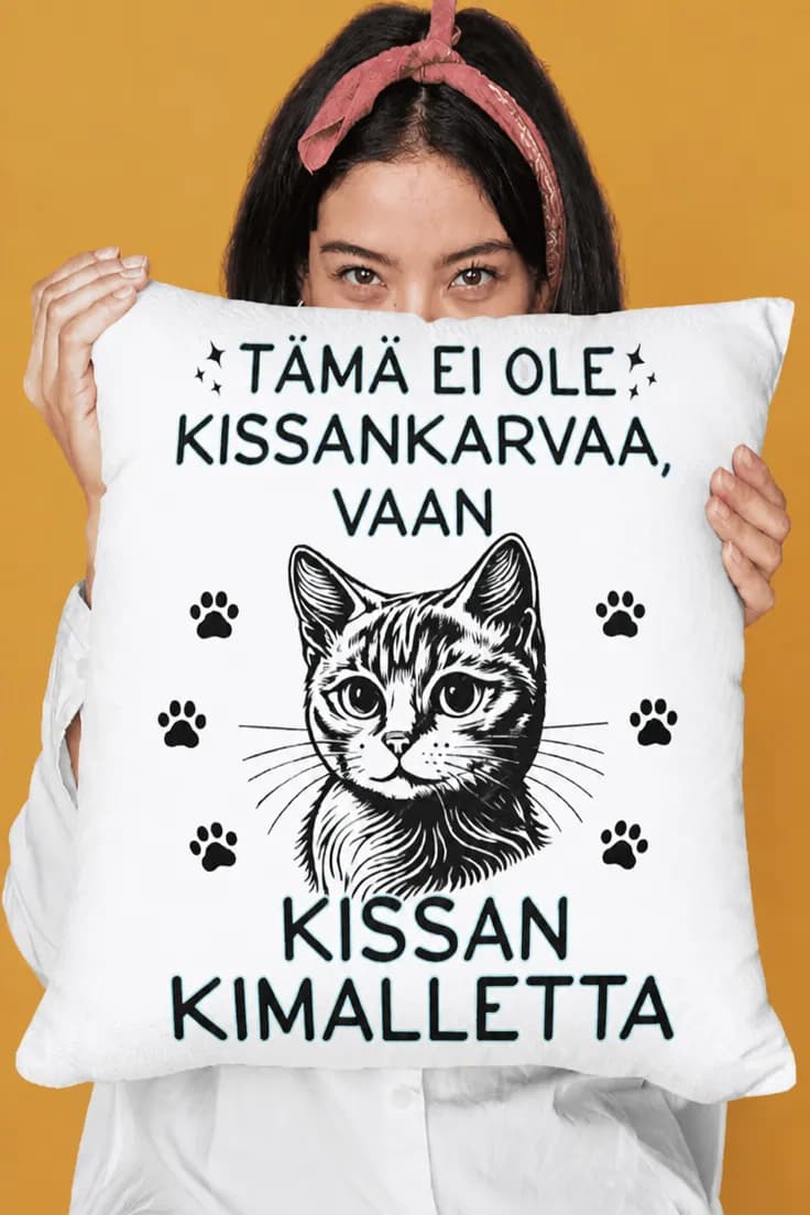Koristetyyny Kissan kimalle – TÄMÄ EI OLE