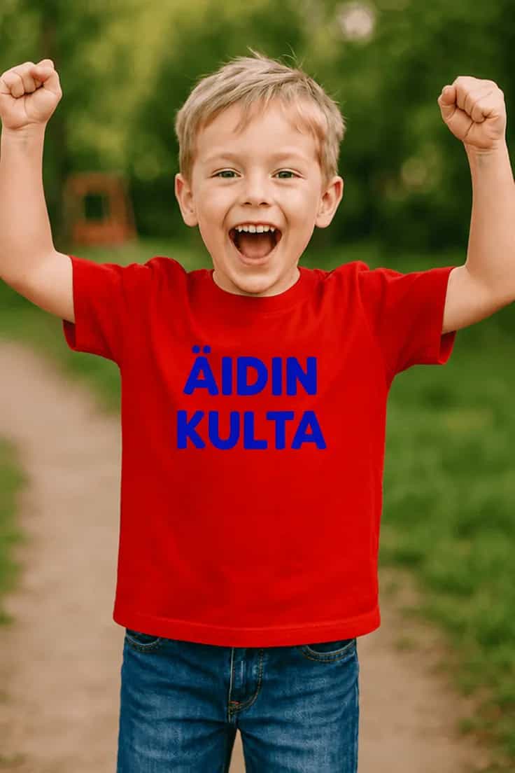 Lasten t-paita Äidin kulta – ÄIDIN KULTA
