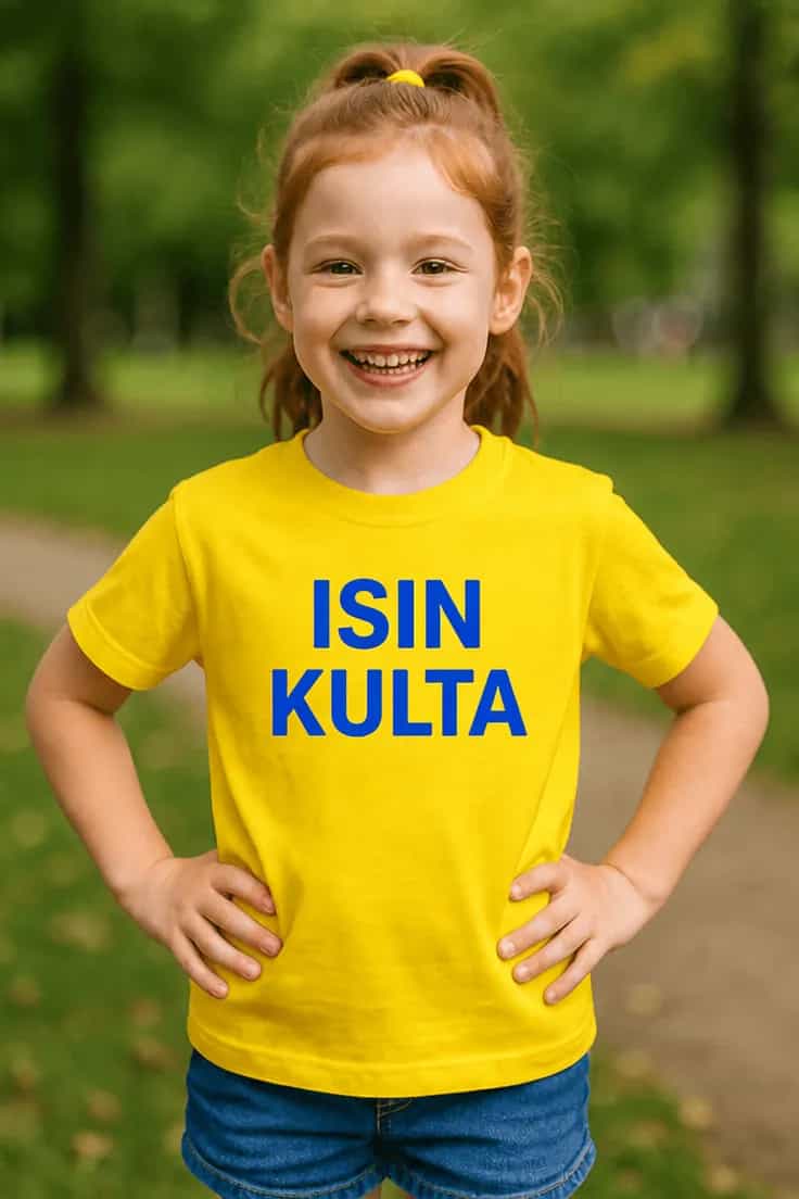 Lasten t-paita Isin kulta