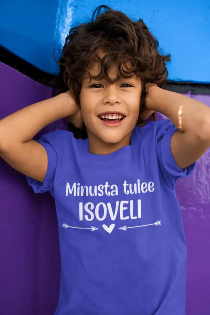 Lasten t-paita Minusta tulee isoveli – Minusta tulee ISOVELI