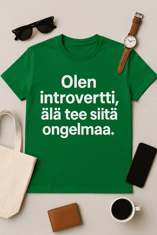 Olen introvertti -älä tee siitä ongelmaa T-paita