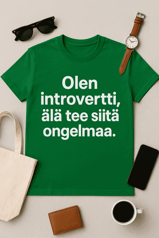 Olen introvertti -älä tee siitä ongelmaa T-paita