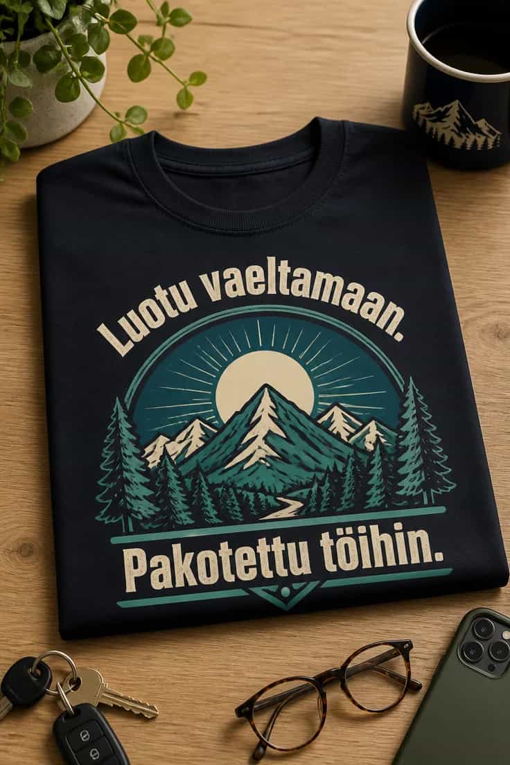 Vaelluspaita – Luotu vaeltamaan. Pakotettu töihin.