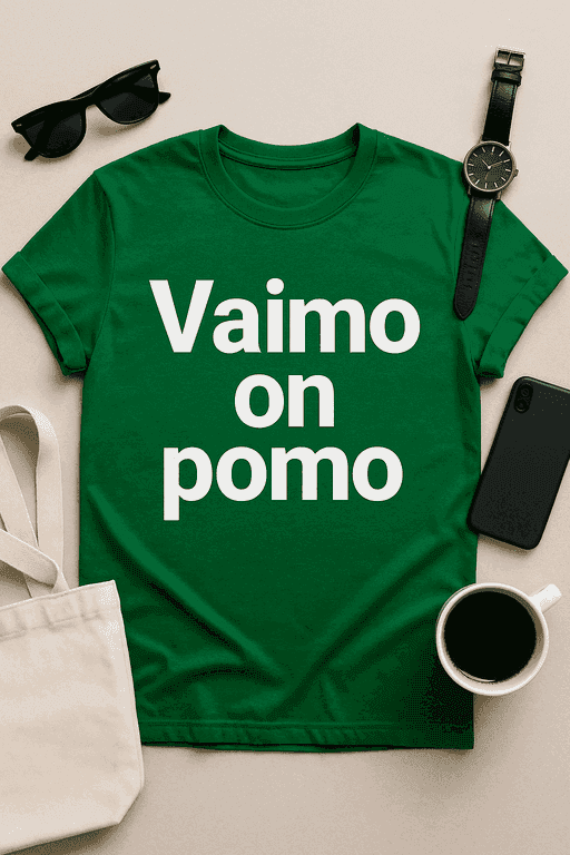 Vaimo on pomo -T-paita